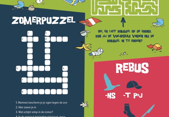 Puzzel je mee? Rebus, Zomerpuzzel en doolhof 