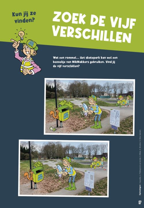 zoek de 5 verschillen